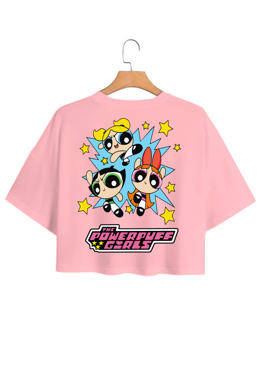 POLO CROP TOP "LAS CHICAS SUPER PODEROSAS"