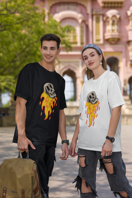 POLO OVERSIZE "ROCKET SKULL"