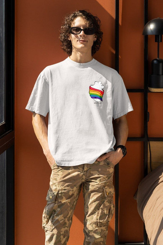 POLO OVERSIZE "AMOR ES AMOR"