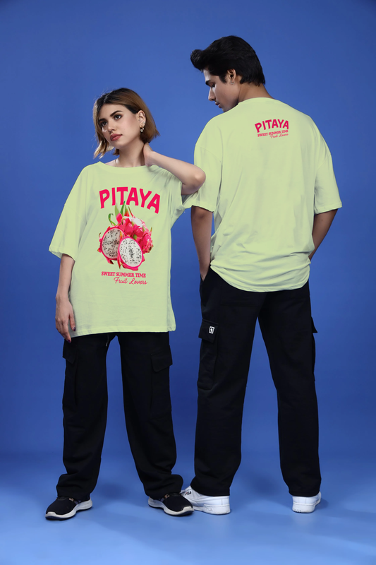 POLO OVERSIZE TROPICAL "PITAYA"