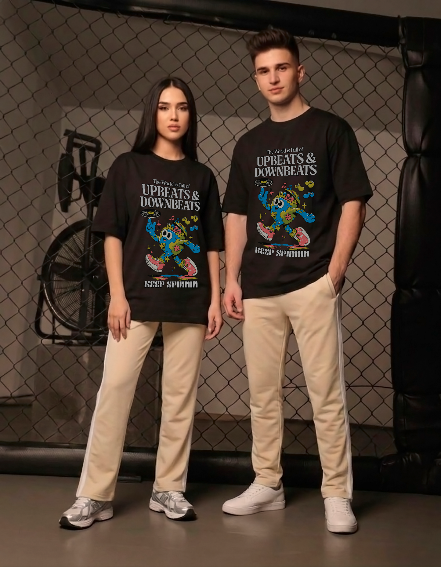 POLO OVERSIZE "UPBEATS & DOWNBEATS"