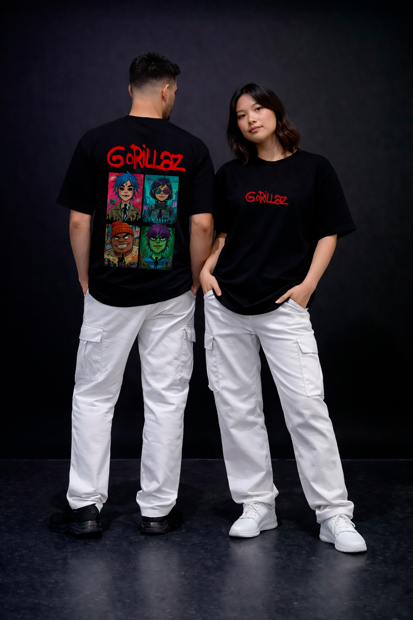 POLO OVERSIZE "GORILLAZ MULTI-VERSE EDITION"