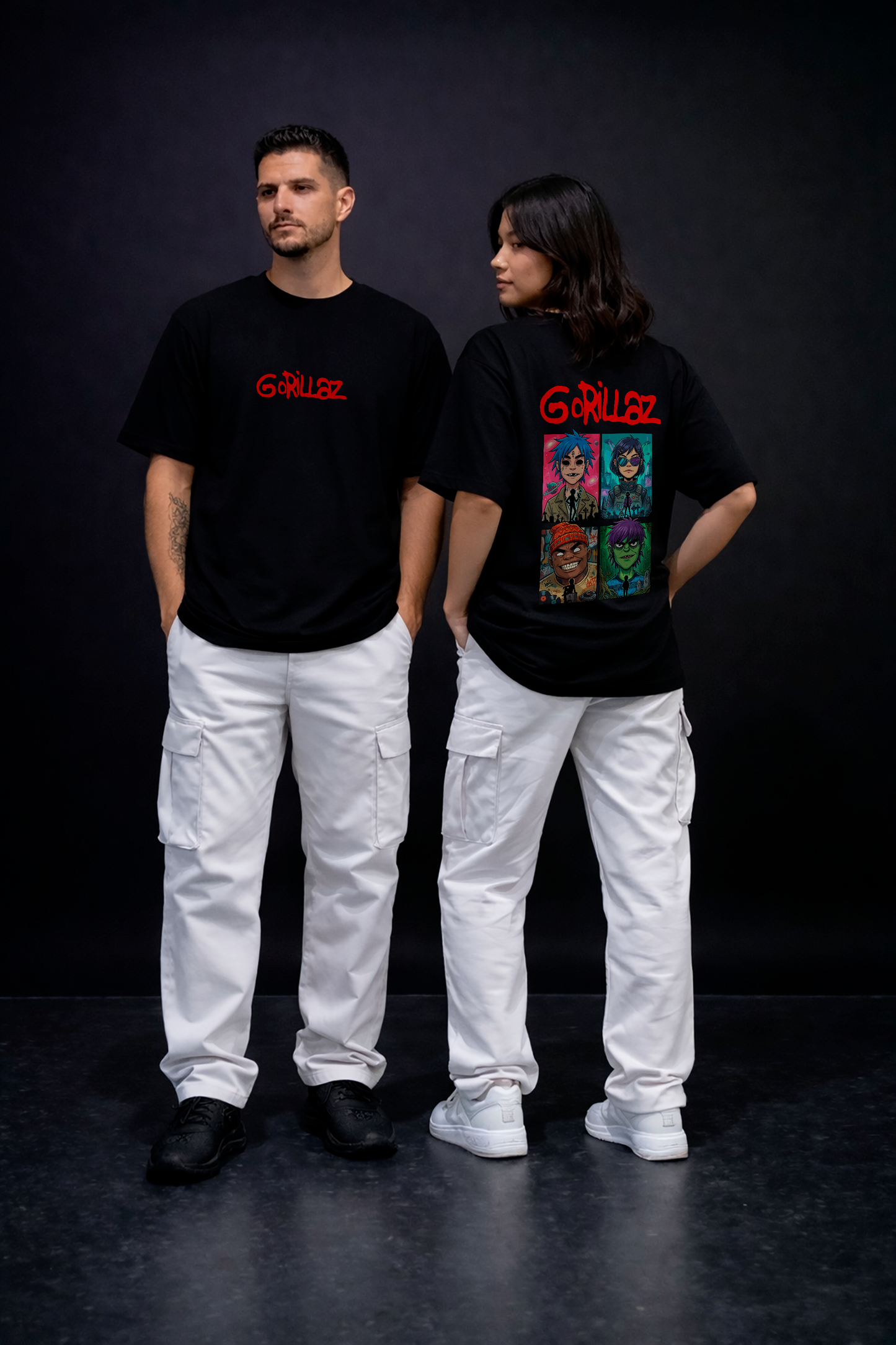 POLO OVERSIZE "GORILLAZ MULTI-VERSE EDITION"