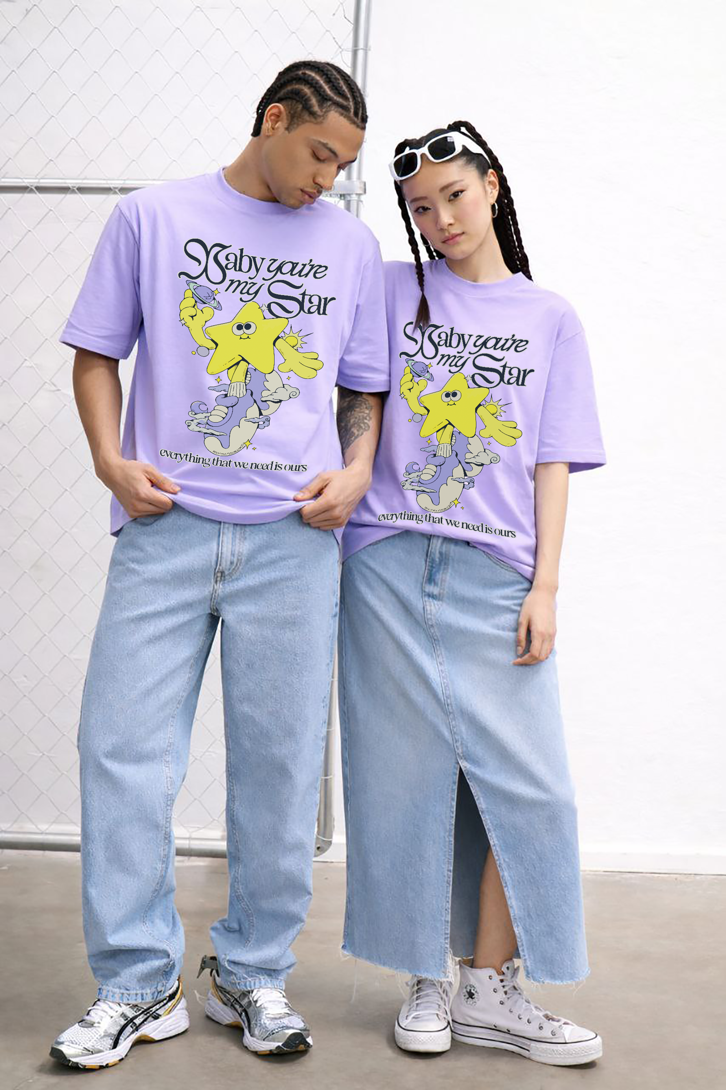 POLO OVERSIZE "BABY YOU´RE MY STAR"