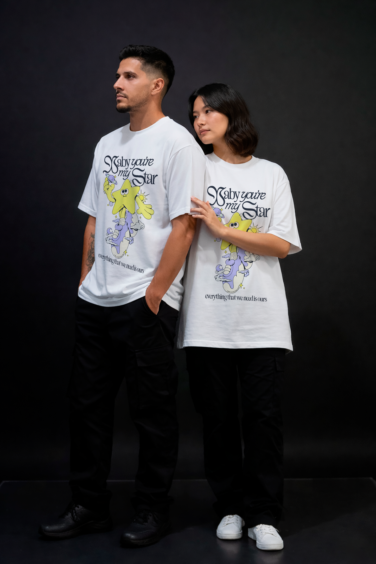 POLO OVERSIZE "BABY YOU´RE MY STAR"