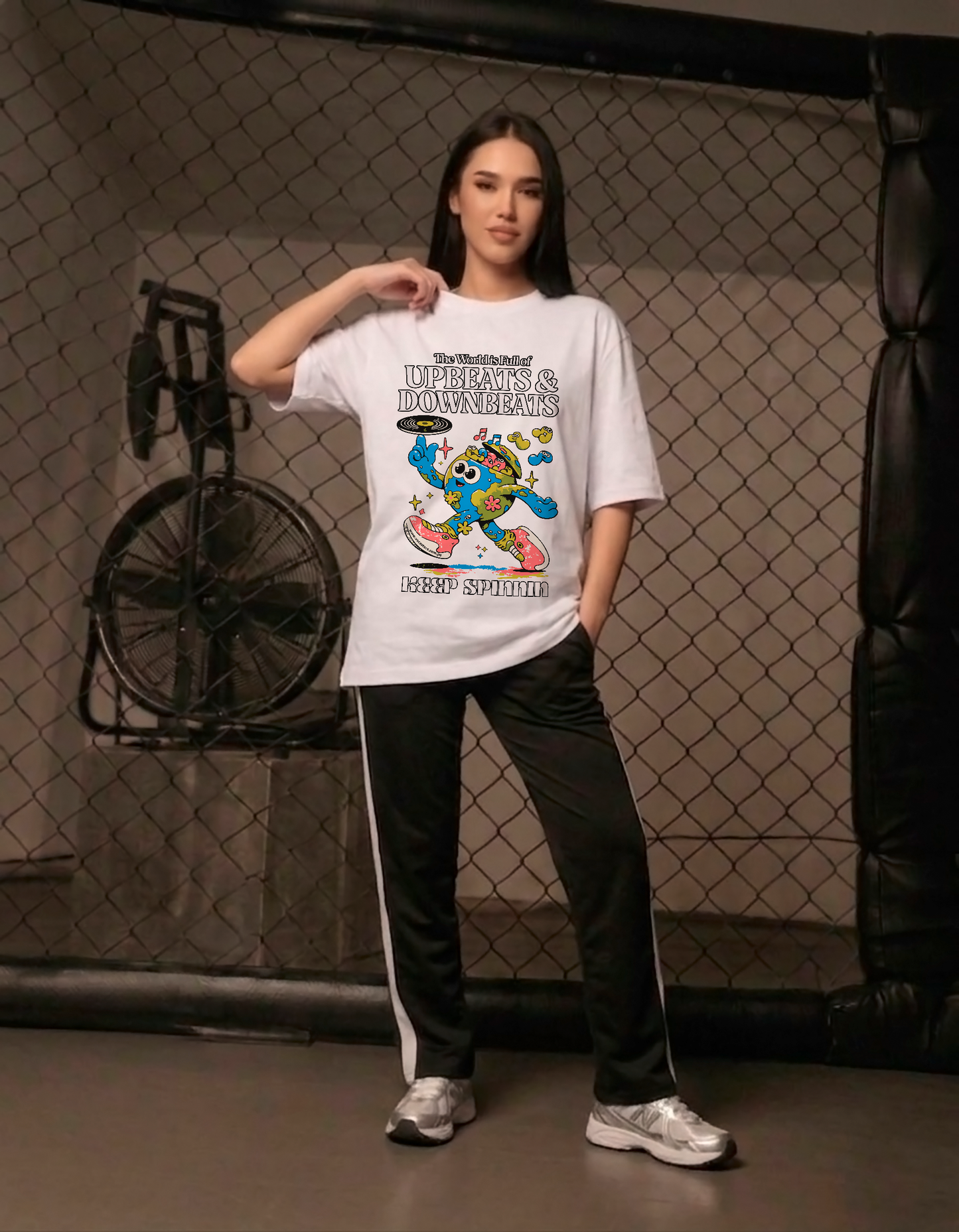 POLO OVERSIZE "UPBEATS & DOWNBEATS"