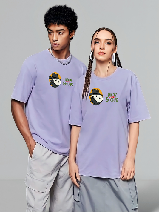 POLO OVERSIZE "MANY FACES OF SNOOPY"