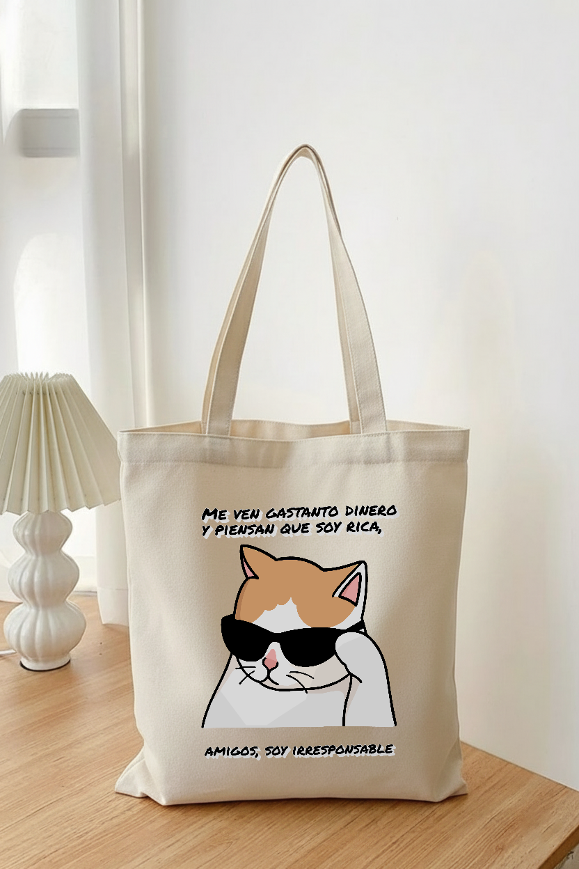TOTE BAG ALGODÓN TOCUYO "SOY IRRESPONSABLE"